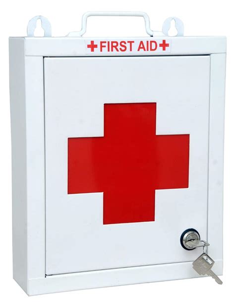 metal first aid box red|wall mounted first aid box.